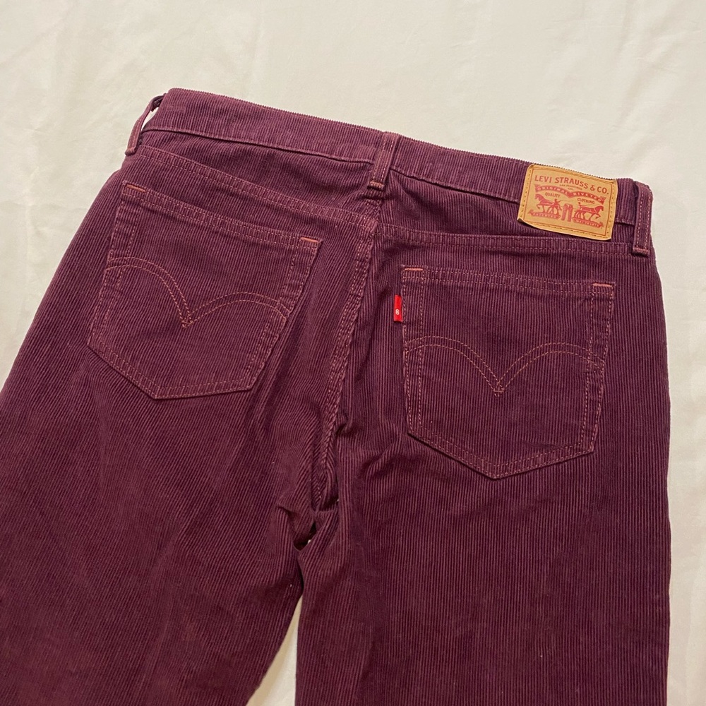 Levi’s corduroy straight leg pants women’s size 31 inch waist